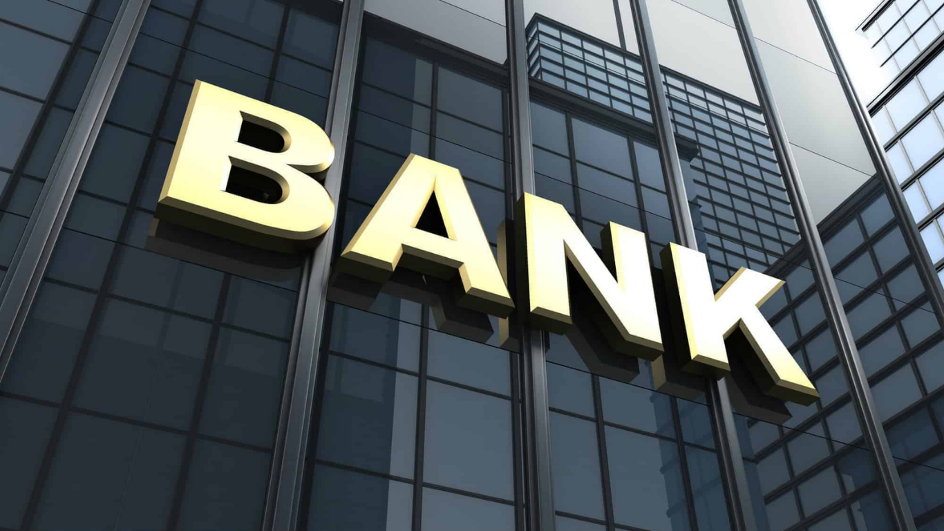 Banking institution facade representing finance and accounting services