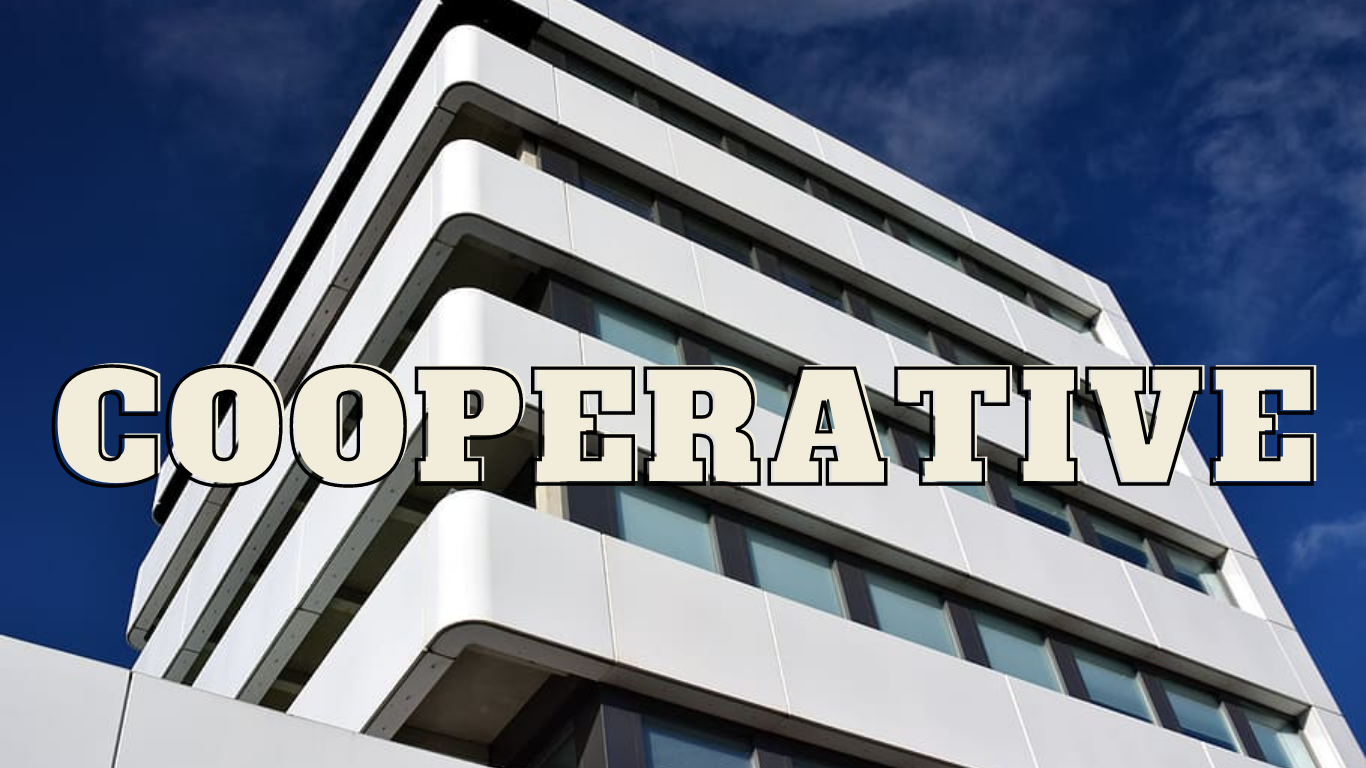 Cooperative office building for specialized and multi-purpose institutions