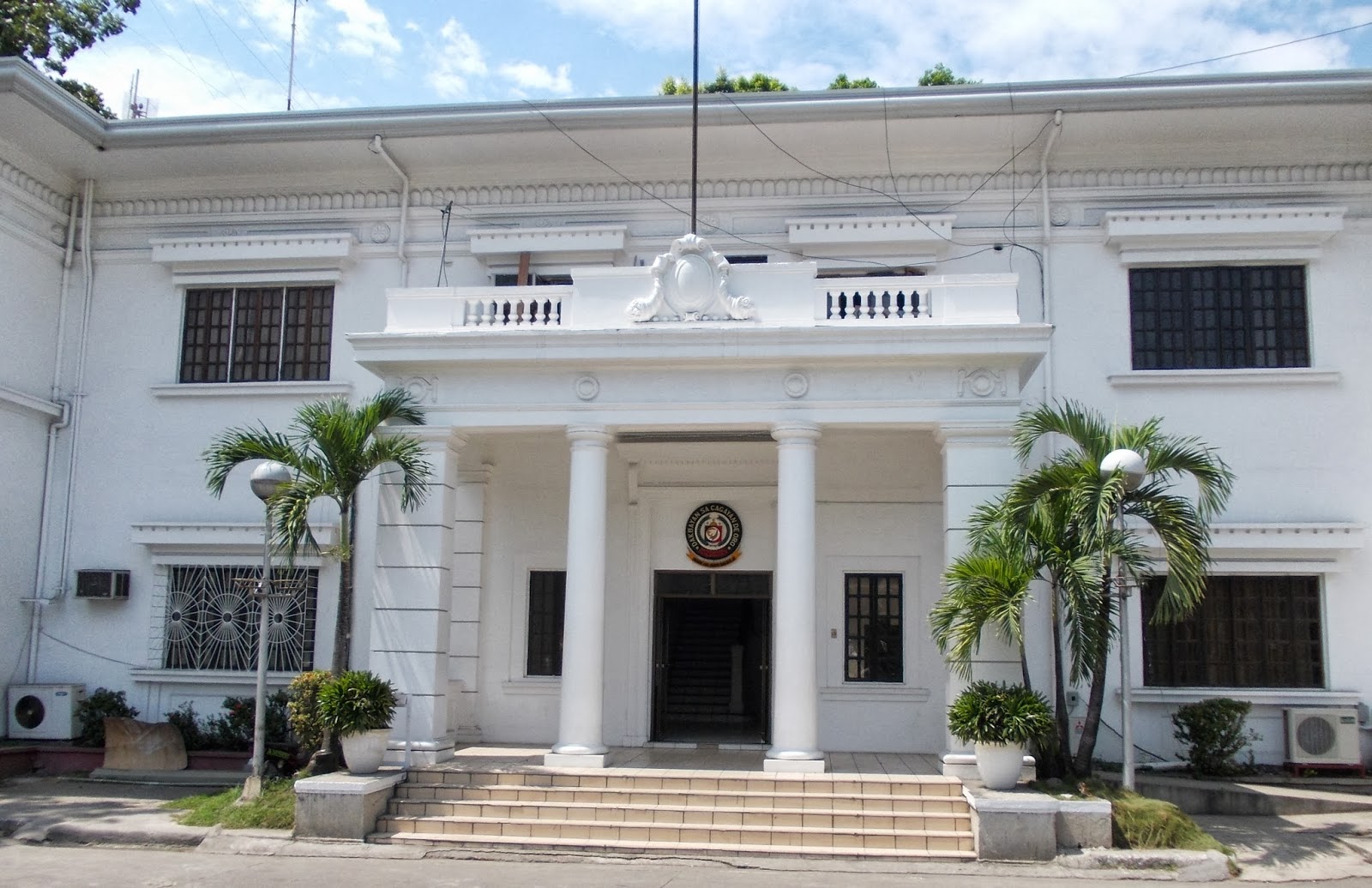 Government office building representing national and local institutions
